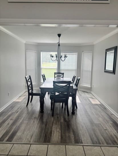 Dining Room before staging